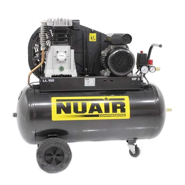 Nuair B3800B/100 CM3 - Compresseur à courroie mono-étagé 100L