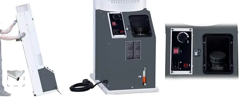 Oklima SV 72 - Générateur d'air chaud Plug & Play à combustion indirecte - Biemmedue