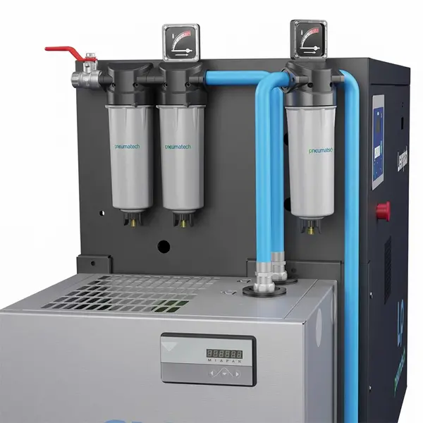 Pneumatech LP Laserpack - Compresseur à vis lubrifié pour découpe laser 20 bar