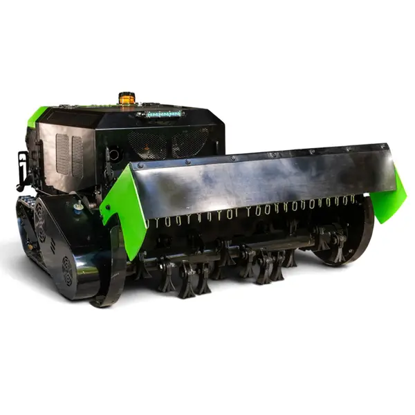 Pogo M-Tech MONSTER PRO 80 - Tondeuse débroussailleuse hybride radiocommandée pour pentes jusqu'à 30°