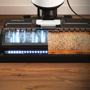 Polti RollySteam WD10 Nettoyeur de sols filaire 4 en 1 : aspire, lave, désinfecte et sèche