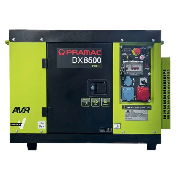 Pramac DX8500 PT852TXA000 - Générateur Électrique Diesel 8500 W
