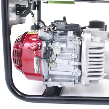 Honda Pramac ES4000 AVR côté moteur - Générateur portable 2,9 kW AVR avec moteur Honda GX 200