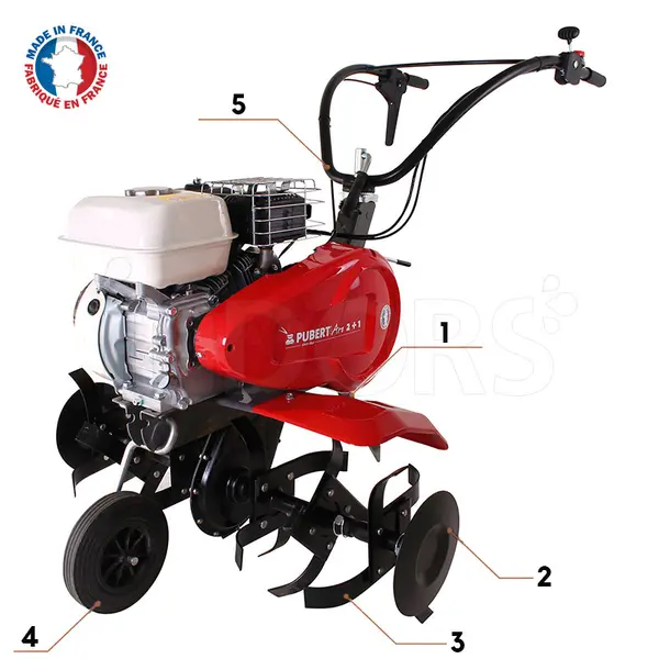 Pubert Aro 40 H C3 - Motobineuse Professionnelle Fabriquée en France 163 cc