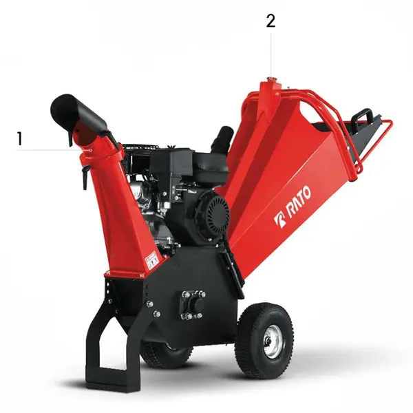 Broyeur à essence électrique Rato GS650 - 210 cm³, hauteur 65 cm