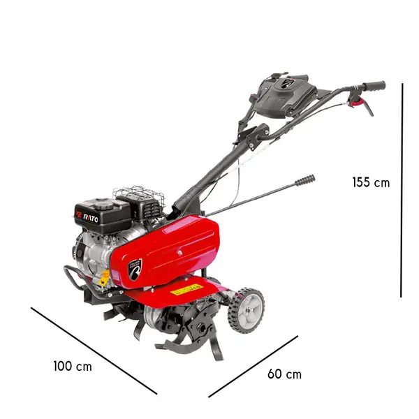 Motoculteur professionnel à essence Rato RG3.6-60Q-D