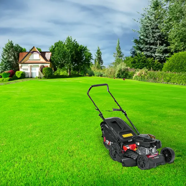 Rato RMS51Q-V170 - Tondeuse autopropulsée 4 en 1 avec moteur de 2,8 kW
