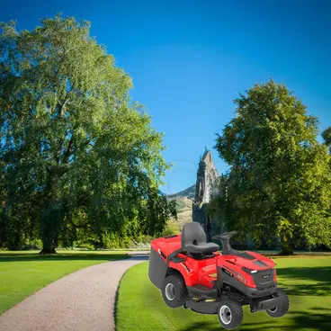Sarp M 150 HT - Tondeuse autoportée avec capacité de ramassage de 245 L
