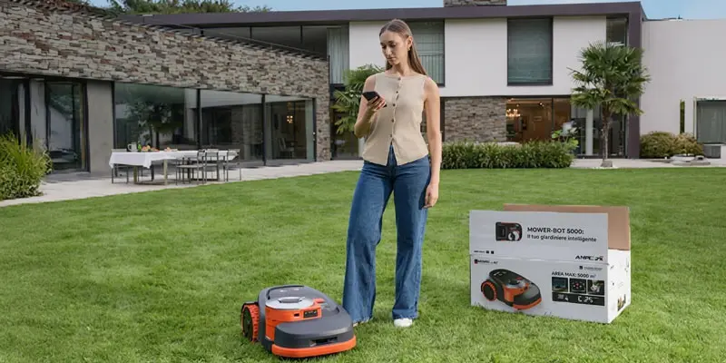 Segway Navimow H215E avec navigation LiDAR RTK Vision