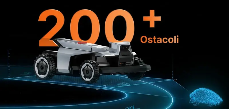 Segway Navimow X450E - Tondeuse à gazon robot VisionFence AI avec 200 points d'évitement d'obstacles
