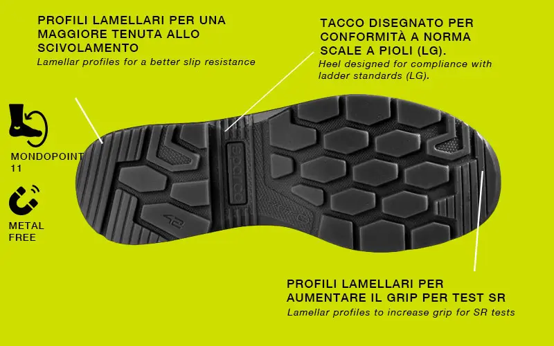 Sparco Indy Sonoma ESD S1PS SR LG - Chaussure de travail code 07538GSGF