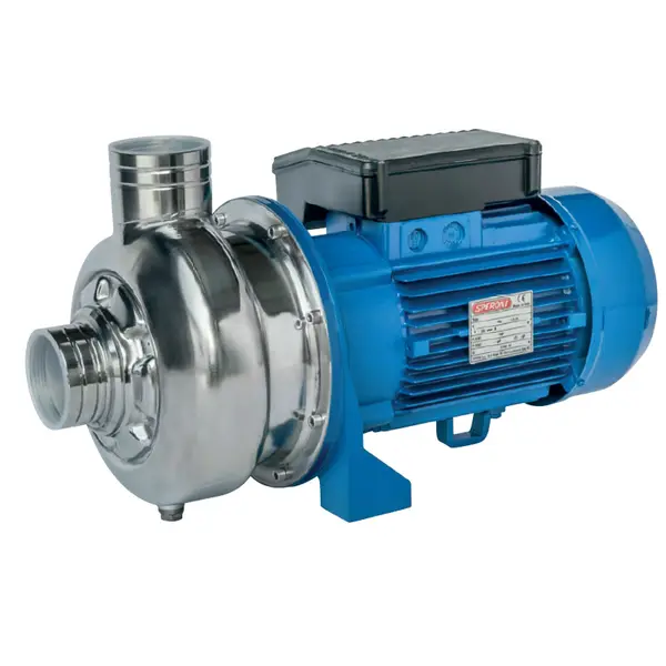 Speroni WX 500-A - Pompe électrique centrifuge triphasée avec roue ouverte en acier inoxydable