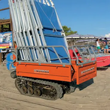 Airmec AB 270 - Brouette électrique chenillée avec capacité de charge jusqu'à 450 kg