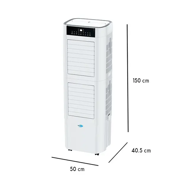 Dimensions du Brezza FRE10E - Refroidisseur évaporatif à 4 vitesses