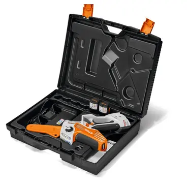 Stihl GTA 40 Set Complet - Élagueuse à chaîne à batterie, complet avec 2 batteries + chargeur + mallette