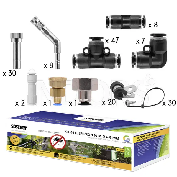 Stocker 4265 - Kit Geyser Pro 150 m Ø 6-8 mm