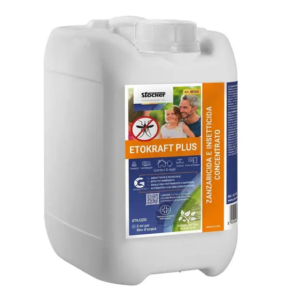 Stocker Etokraft Plus - 5 L de solution anti-moustiques concentrée pour pulvérisateurs Stocker Geyser