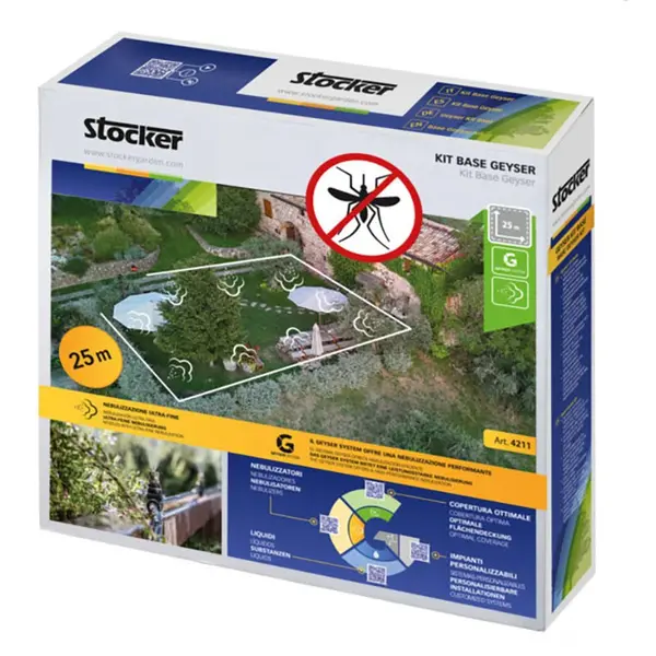 Nébuliseur anti-moustiques Stocker Geyser 12L à batterie Li-Ion rechargeable, code 438