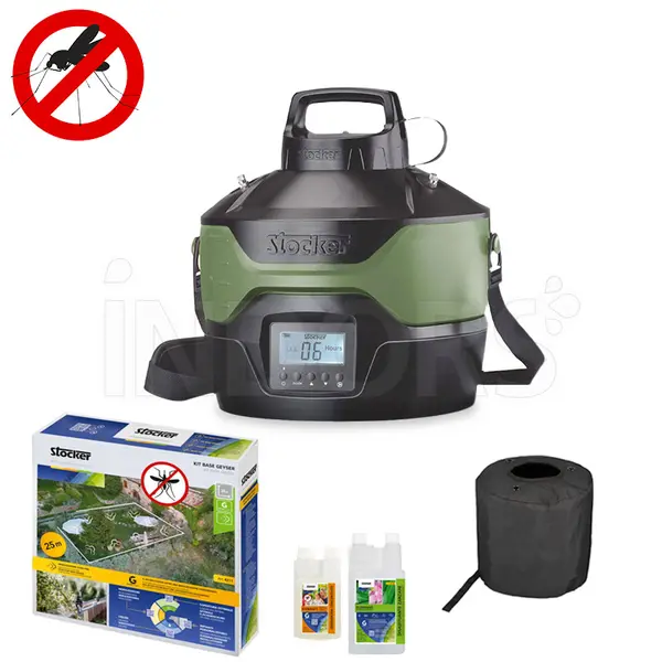 Kit de stockage Geyser 4 L - Kit promotionnel Nébuliseur anti-moustiques 40 m²