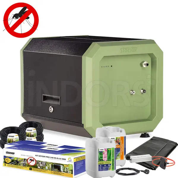 Kit Stocker Geyser Pro Dual 44601 - Kit promotionnel anti-moustiques complet 2 zones