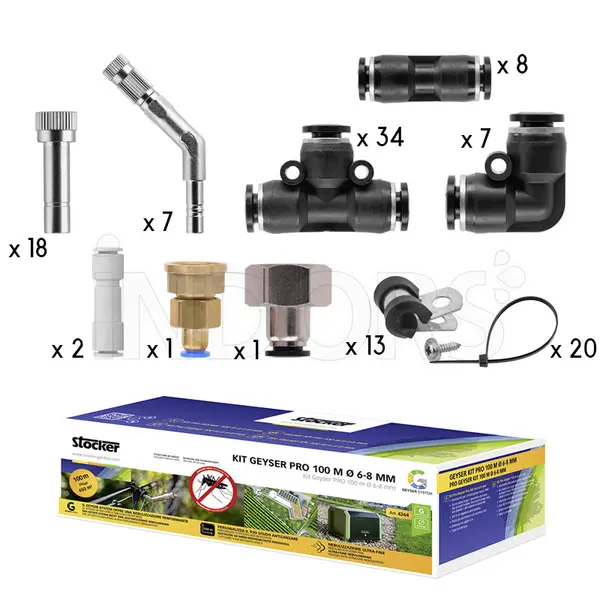 Kit de stockage Geyser Pro Système de brumisation anti-moustiques