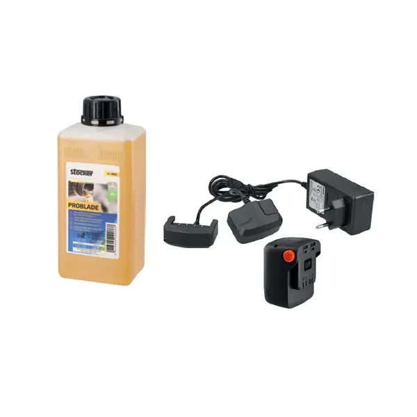 Stocker 63101 - Kit promotionnel pour tronçonneuse Magma E-250 LA 21V avec batterie et chargeur