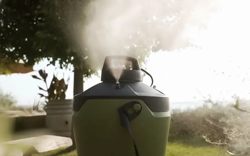 Nébuliseur automatique anti-moustiques Stocker Geyser 25L avec batterie rechargeable Li-Ion