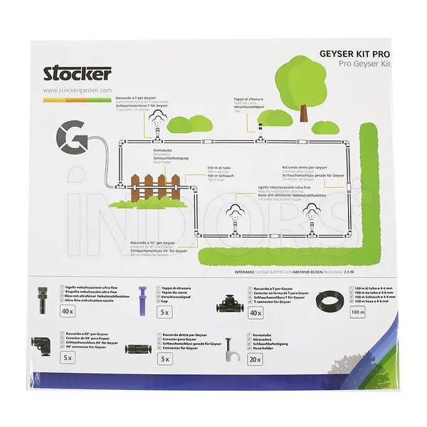 Kit d'extension Stocker Kit Pro Geyser pour traitement anti-moustiques