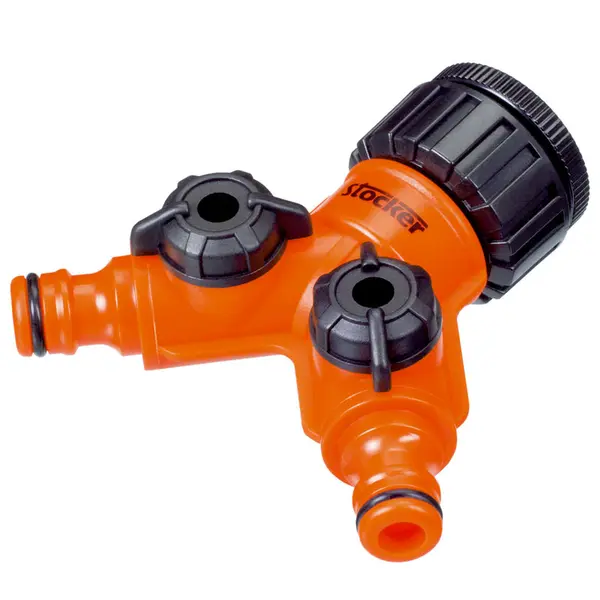Connexion du robinet Stocker - Avec 2 sorties réglables séparément