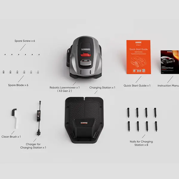 Sunseeker X3 Plus - Robot Tondeuse avec coupe personnalisable