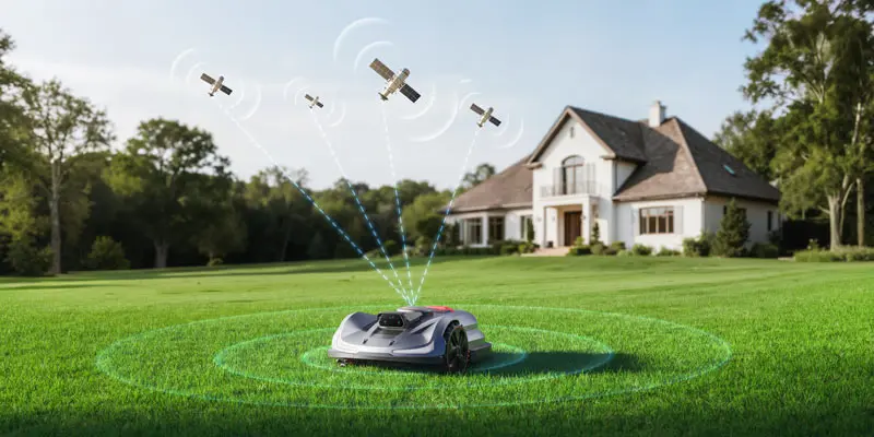 Tondeuse robot Sunseeker X7 Plus Gen 2 - Batterie au lithium 10 Ah pour grandes surfaces jusqu'à 6000 m²
