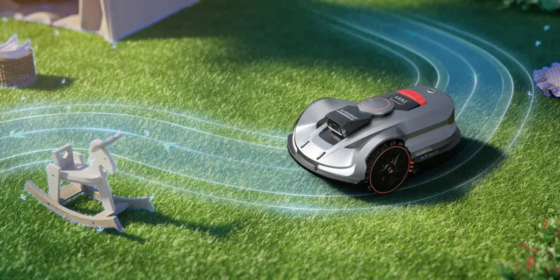 Sunseeker X7 Gen 2 - Tondeuse à gazon robot sans fil pour grands jardins 3000 m²