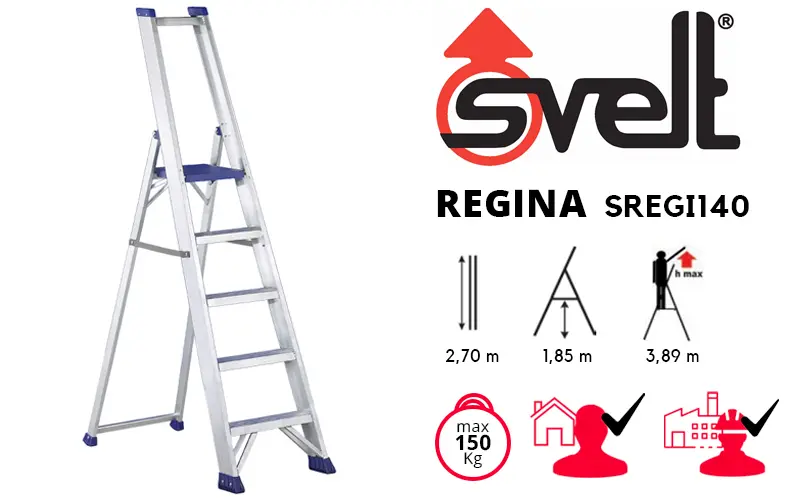 Échelle professionnelle en aluminium Svlet SREGI140 3,6 m