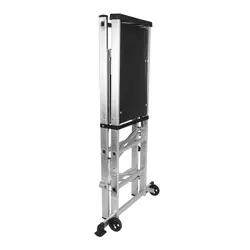 Svelt Time - Échafaudage domestique pliable en aluminium Hauteur 1,55 m