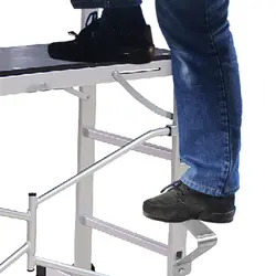 Svelt Time - Échafaudage domestique pliable en aluminium Hauteur 1,55 m