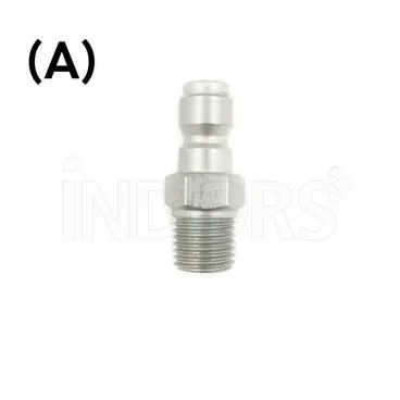 Tecomec 380602 - Raccord rapide en acier galvanisé avec raccord 1/4 femelle