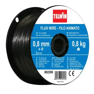 TELWIN 802208 - Bobine de fil fourré de 0,8 mm en kit de 1 ou 2 pièces