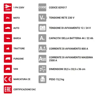 Telwin Pro Start 2824 - Démarreur de batterie portable