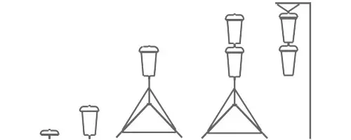 Towerlux Gaia - Tour d'éclairage modulaire