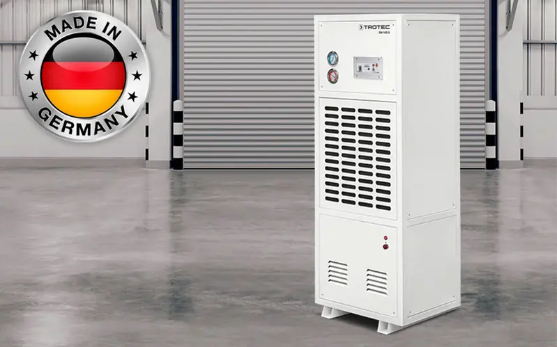 Trotec DH 105 S - Déshumidificateur industriel 175,2 L/24 h avec pompe à condensation intégrée