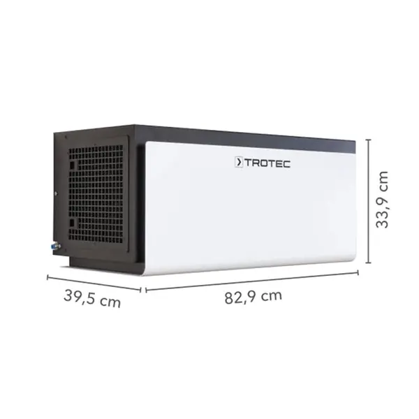 Trotec DH 15 VPR+ - Déshumidificateur industriel pour zones intérieures très humides