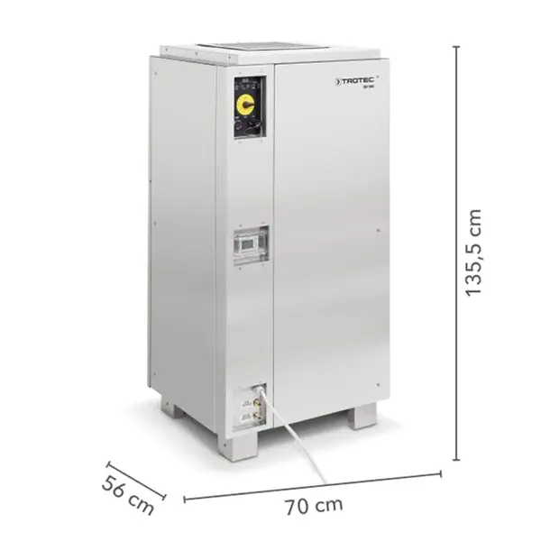 Dimensions du Trotec DH 310 BX ES en acier inoxydable