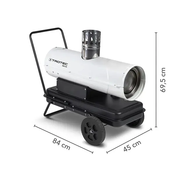 Trotec IDE 20 1430000215 - Générateur d'air chaud compact à combustion indirecte diesel