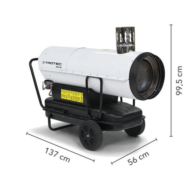 Trotec IDE 80 1430000240 - Générateur d'air chaud diesel à combustion indirecte