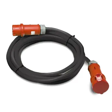 Rallonge électrique professionnelle Trotec 7333000377 6 m triphasée 400 V / 6 mm² - Fabriquée en Allemagne
