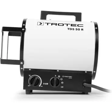Chauffage électrique Trotec TDS 50 R - 1410000008 9 kW avec commande à 3 modes