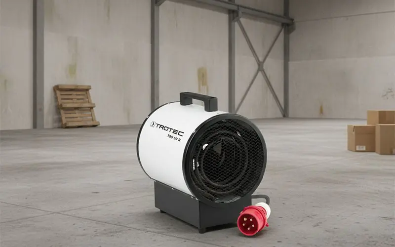 Chauffage électrique Trotec TDS 50 R - 9 kW avec commande à 3 modes