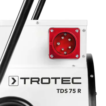 Chauffage électrique Trotec TDS 75 R - 15 kW avec roulettes et commande à 4 modes