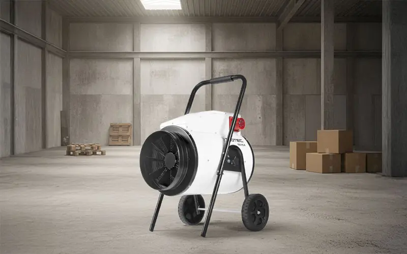 Chauffage électrique Trotec TDS 75 R - 15 kW avec roulettes et commande à 4 modes