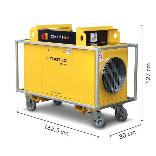 Trotec TEH 200 1410000150 - Chauffage électrique professionnel haute puissance 41,5 kW